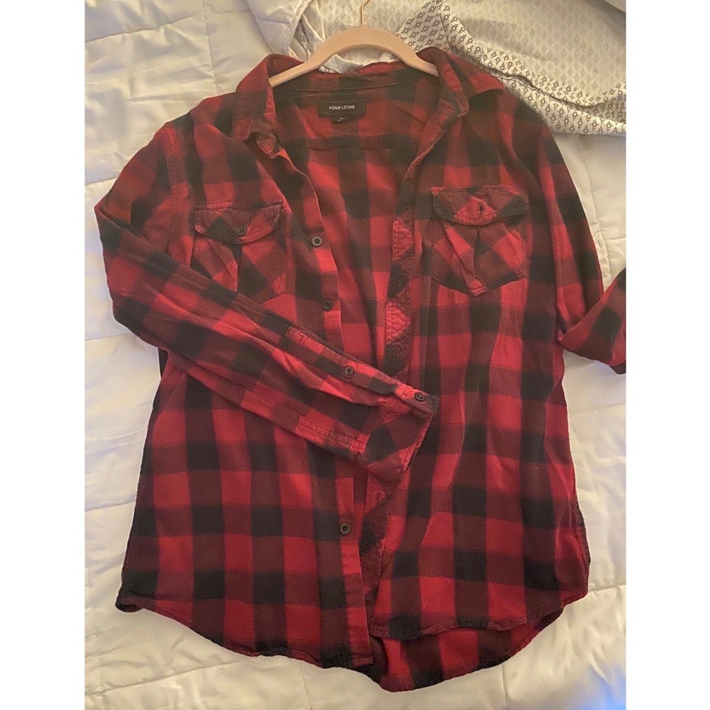 Adam Levine Red Flannel